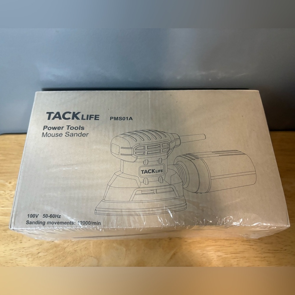NEW IN BOX TACKLIFE Mouse Sander, PMS01A, wood working tool
